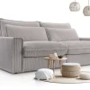 Sofa tapicerowana modułowa Tapela - nowoczesna kanapa dwuosobowa do salonu
