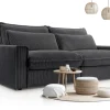 Sofa tapicerowana modułowa Tapela - nowoczesna kanapa dwuosobowa do salonu