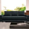 Sofa tapicerowana rozkładana z lamówkami 251 cm Manta A