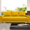 Sofa tapicerowana rozkładana z lamówkami 251 cm Manta A