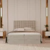 Łóżko kontynentalne VALLO 2 160x200 cm – z topperem dla pleców