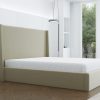 Łóżko tapicerowane Dormeo z pojemnikiem 160x200 cm – odporne na plamy