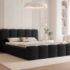 Łóżko tapicerowane Elissia 140x200 cm – z pojemnikiem i tkaniną plamoodporną