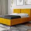 Łóżko tapicerowane INDIA SLIM z pojemnikiem 160x200 cm – łatwe w czyszczeniu