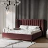 Łóżko tapicerowane Lavita Slim 140x200 cm – smukłe z pojemnikiem