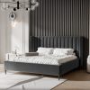 Łóżko tapicerowane Lavita Slim 140x200 cm – smukłe z pojemnikiem