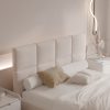 Eleganckie łóżko tapicerowane LORADO z pojemnikiem 160x200 cm – łatwe w czyszczeniu