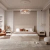 Łóżko tapicerowane Slim LOREN 160x200 cm – z pojemnikiem, tkanina hydrofobowa