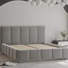 Łóżko tapicerowane Lunari Slim 160x200 cm – z pojemnikiem, tkanina hydrofobowa
