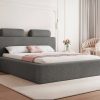 Łóżko tapicerowane Revella z pojemnikiem 160x200 cm – tkanina plamoodporna