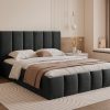 Łóżko tapicerowane Slim Armonie 160x200 cm – z pojemnikiem, tkanina hydrofobowa