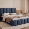 Łóżko tapicerowane Slim Armonie 160x200 cm – z pojemnikiem, tkanina hydrofobowa