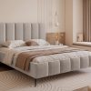 Łóżko tapicerowane Slim Armonie II 160x200 cm – z pojemnikiem i wysokimi nóżkami