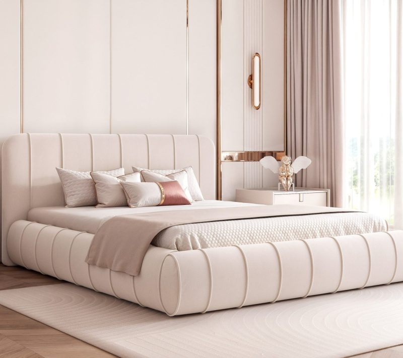 Łóżko tapicerowane Slim Celestra 160x200 cm – idealne do małej sypialni