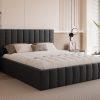 Łóżko tapicerowane Slim Chicoro 160x200 cm – z pojemnikiem na pościel