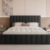 Łóżko tapicerowane Slim Chicoro 160x200 cm – z pojemnikiem na pościel