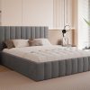 Łóżko tapicerowane Slim Chicoro 160x200 cm – z pojemnikiem na pościel