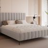 Łóżko tapicerowane slim Chicoro 2 140x200 cm – z pojemnikiem, na nóżkach