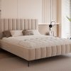 Łóżko tapicerowane slim Chicoro 2 140x200 cm – z pojemnikiem, na nóżkach