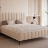 Łóżko tapicerowane slim Chicoro 2 140x200 cm – z pojemnikiem, na nóżkach