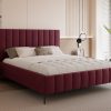 Łóżko tapicerowane slim Chicoro 2 140x200 cm – z pojemnikiem, na nóżkach