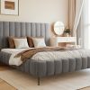 Łóżko tapicerowane Slim Esterio II 160x200 cm – pojemnik, mała sypialnia