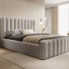 Łóżko tapicerowane Slim Lunaro z pojemnikiem 160x200 cm – tkanina plamoodporna