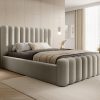 Łóżko tapicerowane Slim Lunaro z pojemnikiem 160x200 cm – tkanina plamoodporna