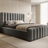 Łóżko tapicerowane Slim Lunaro z pojemnikiem 160x200 cm – tkanina plamoodporna