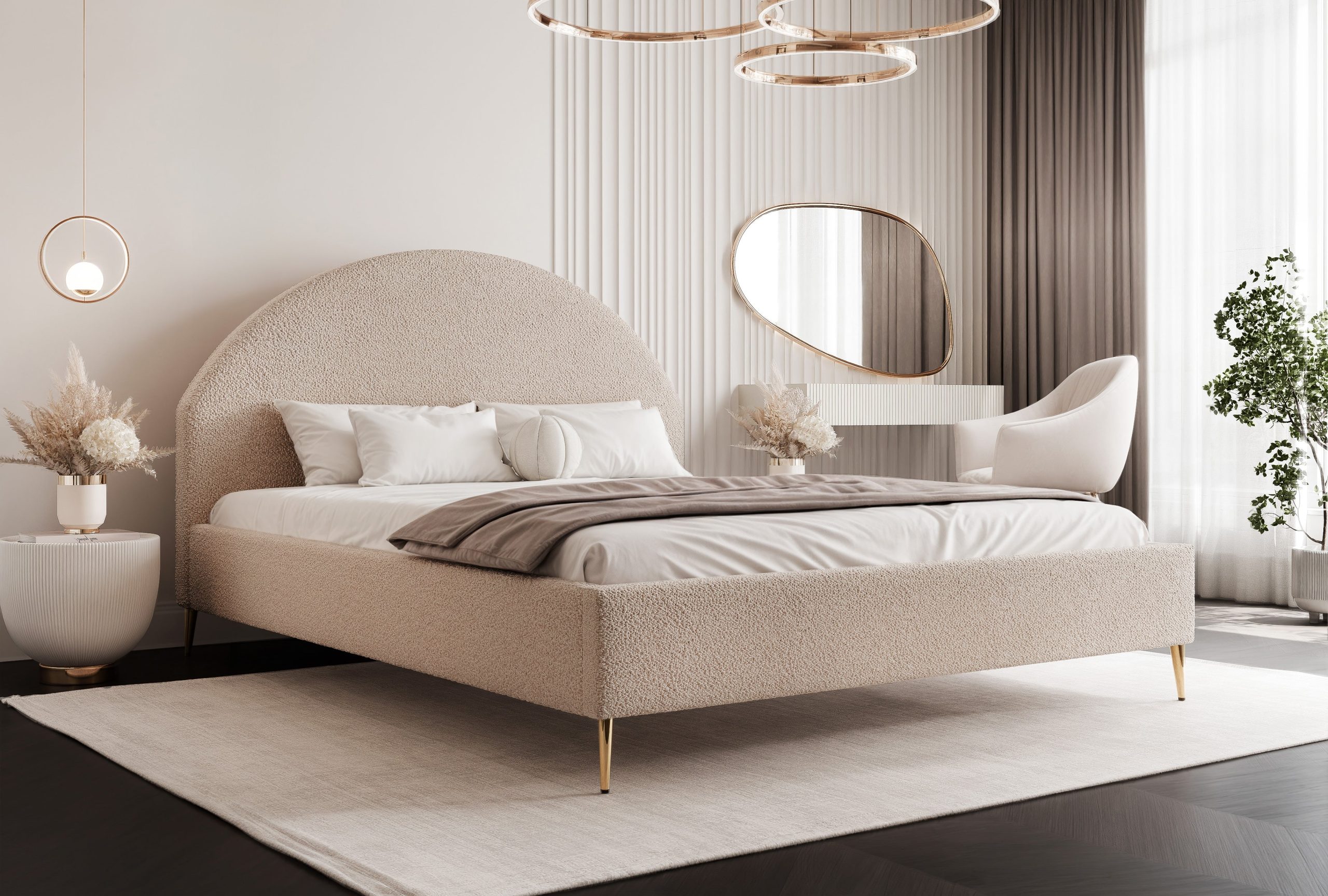 Łóżko tapicerowane Slim Majesto II 160x200 cm – idealne do małej sypialni