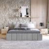 Łóżko tapicerowane Slim Napillo 160x200 – z pojemnikiem, hydrofobowe