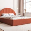 Łóżko tapicerowane Slim Queenza 160x200 cm – z pojemnikiem na pościel