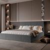 Łóżko tapicerowane Sorelli Slim 160x200 cm – z pojemnikiem, hydrofobowe