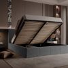 Łóżko tapicerowane Sorelli Slim 160x200 cm – z pojemnikiem, hydrofobowe