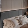 Łóżko tapicerowane Sorelli Slim 160x200 cm – z pojemnikiem, hydrofobowe