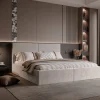 Łóżko tapicerowane WENU Slim z pojemnikiem 160x200 cm – tkanina hydrofobowa