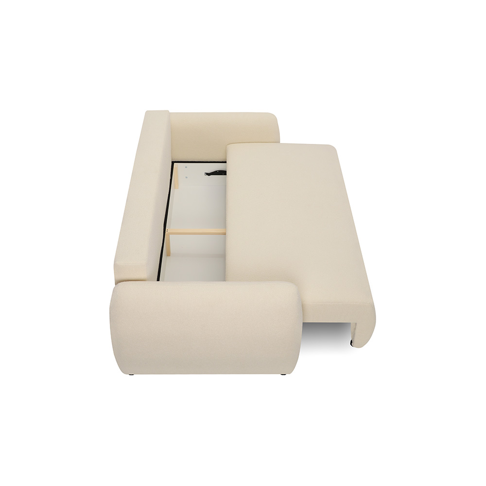 Tapicerowana sofa Lusso z funkcją spania