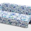 Sofa tapicerowana w kwiaty Patiss