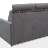 Sofa tradycyjna tapicerowana rozkładana z zagłówkami Koren