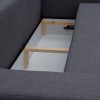 Sofa tapicerowana rozkładana 3-osobowa Ardea