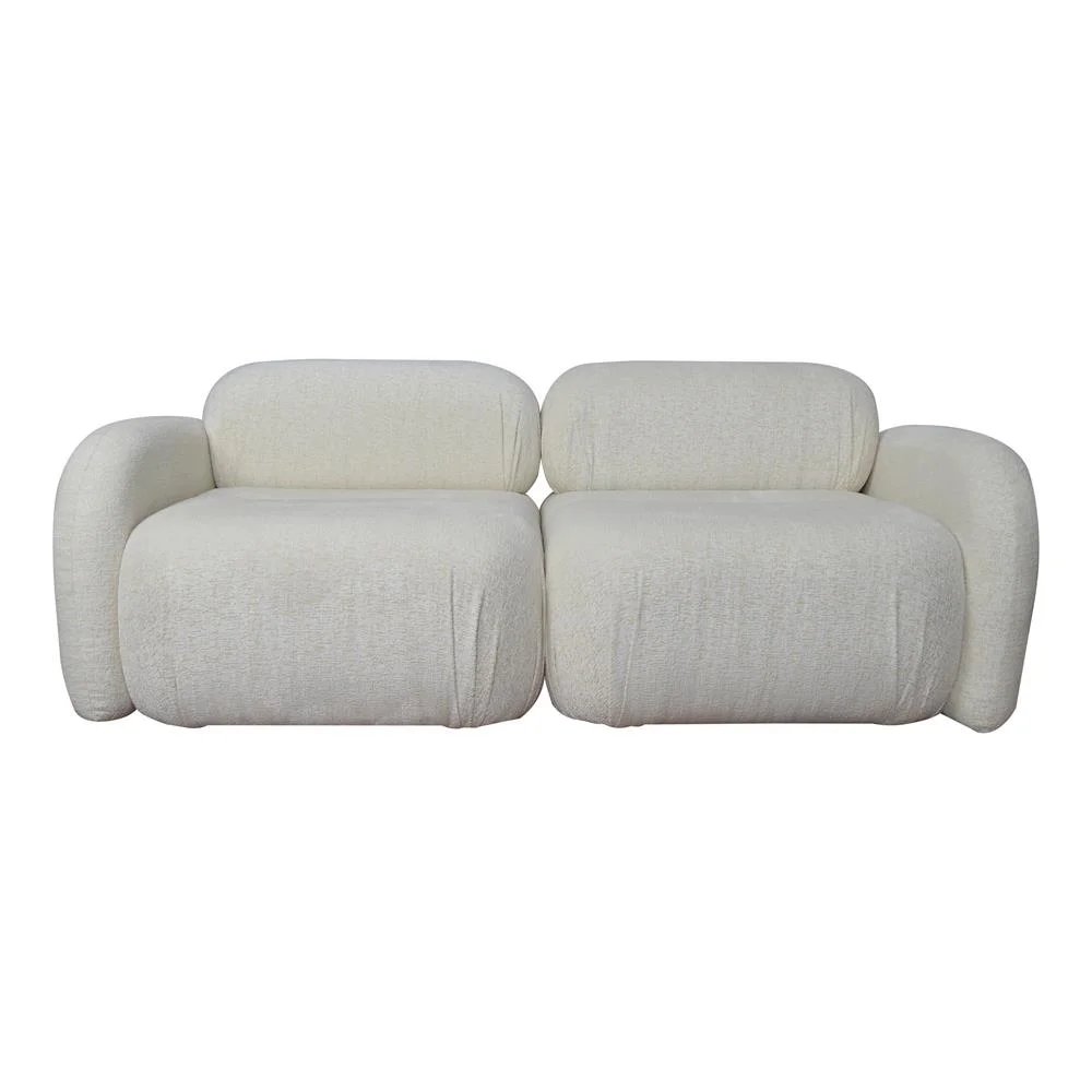 Sofa Modułowa Tapicerowana Mobi SL+SP bez funkcji spania - Kompaktowa Kanapa do Salonu