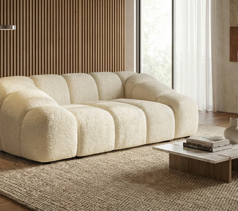 Tapicerowana Sofa Emany do zestawu