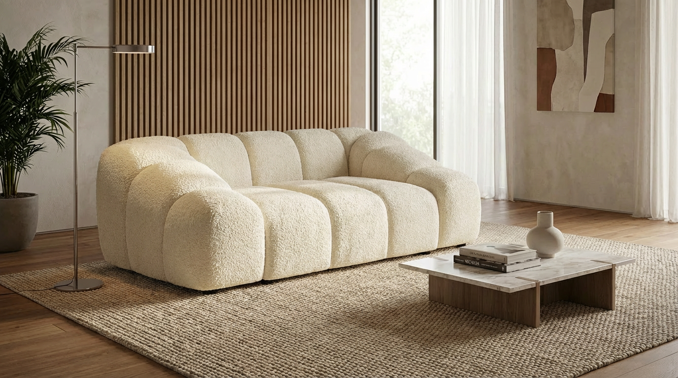 Tapicerowana Sofa Emany do zestawu