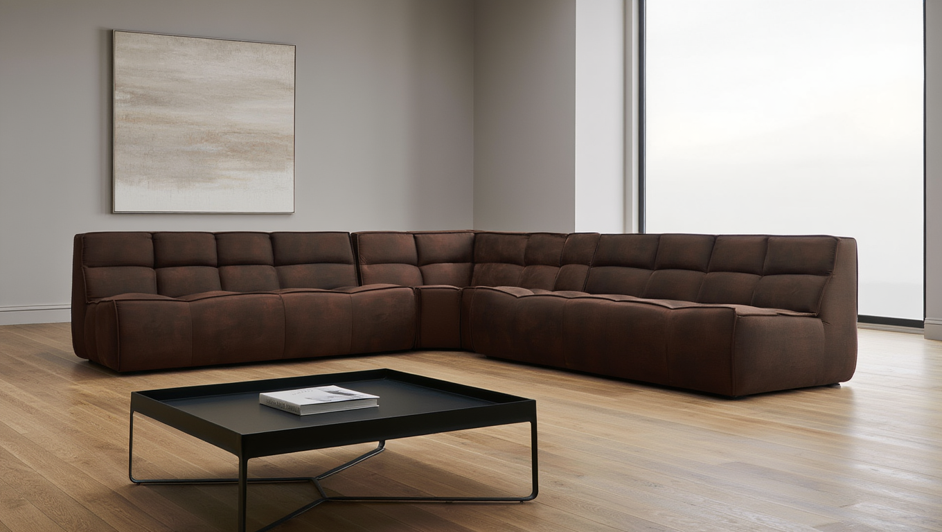Narożnik Modułowy Tapicerowany Sorin FOTEL, RÓG, SOFA bez funkcji spania - Nowoczesna Sofa do Salonu
