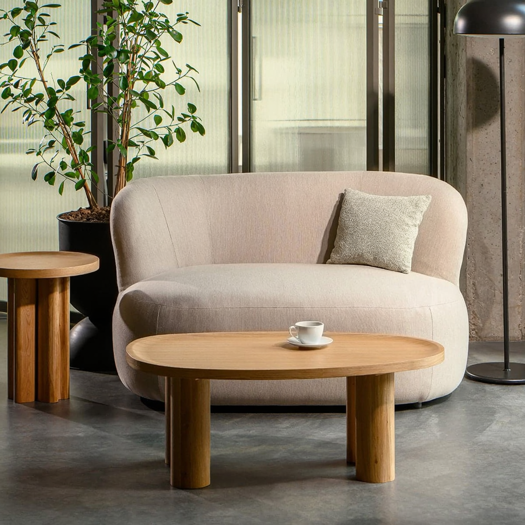 Tapicerowana Sofa Huna do zestawu