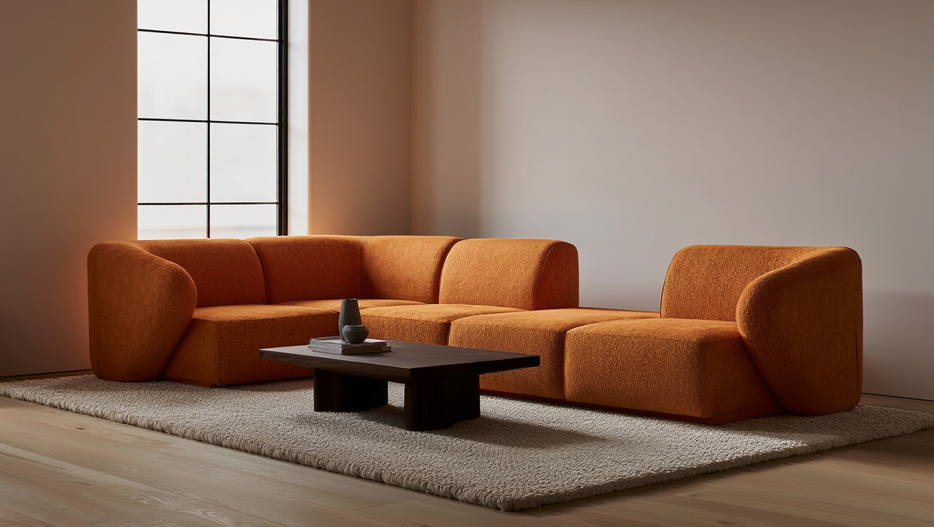 Narożnik Modułowy Tapicerowany Monir SL+R+S+P+SP bez funkcji spania - Nowoczesna Sofa do Salonu