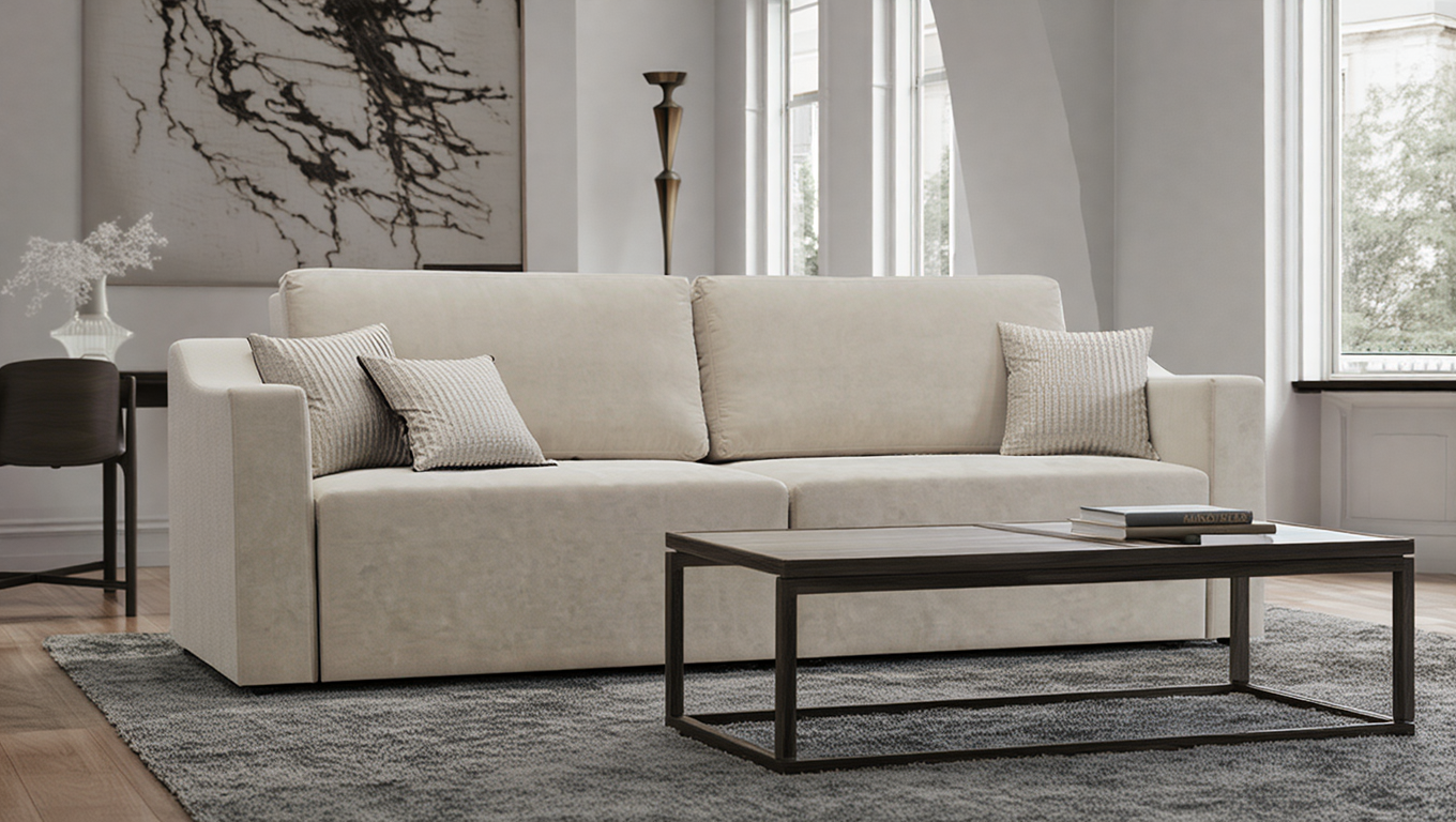Tapicerowana Sofa Lusane do zestawu