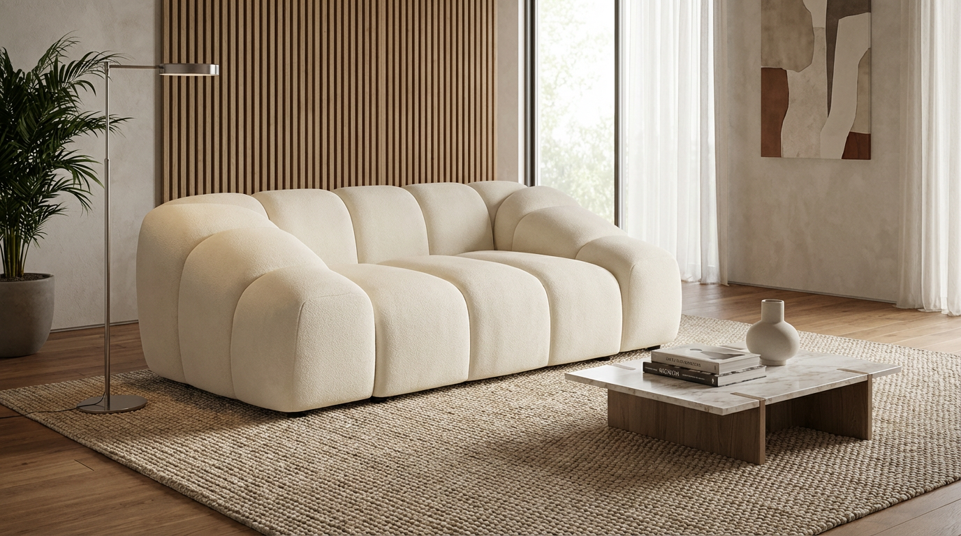 Tapicerowana Sofa Emany do zestawu