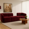 Sofa Modułowa Tapicerowana Monir SL+S+P+SP bez funkcji spania - Nowoczesna Kanapa do Salonu