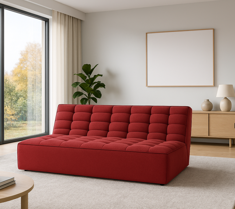 Sofa Tapicerowana Sento bez funkcji spania - Nowoczesna Dwuosobowa Kanapa do Salonu